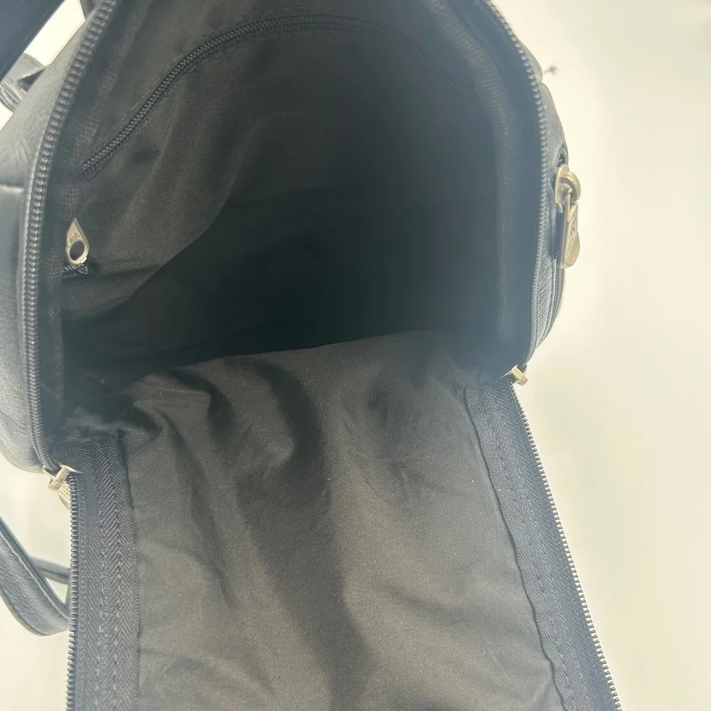 Unbranded Backpack Women Small Black Genuine Leather Colombia